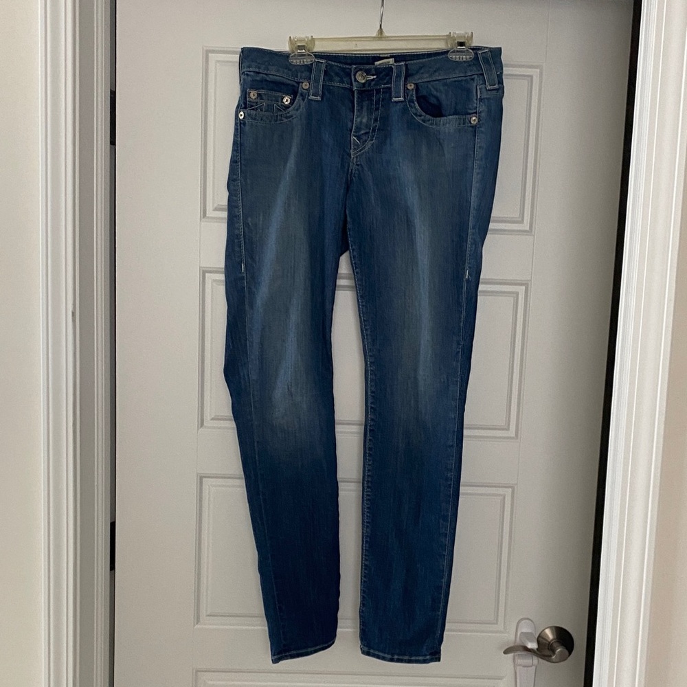 True Religion Classic Blue Straight Leg Jeans